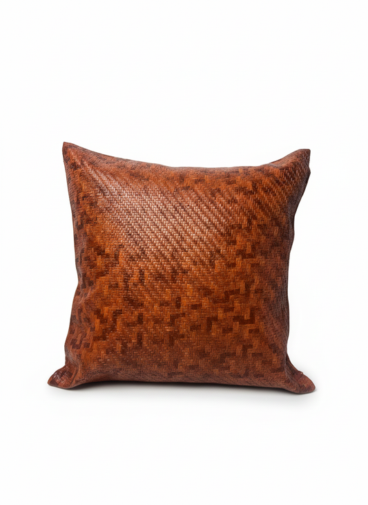 Mosaic Vegan Leather Cushion Cover - Premium Home Decor by Moraari