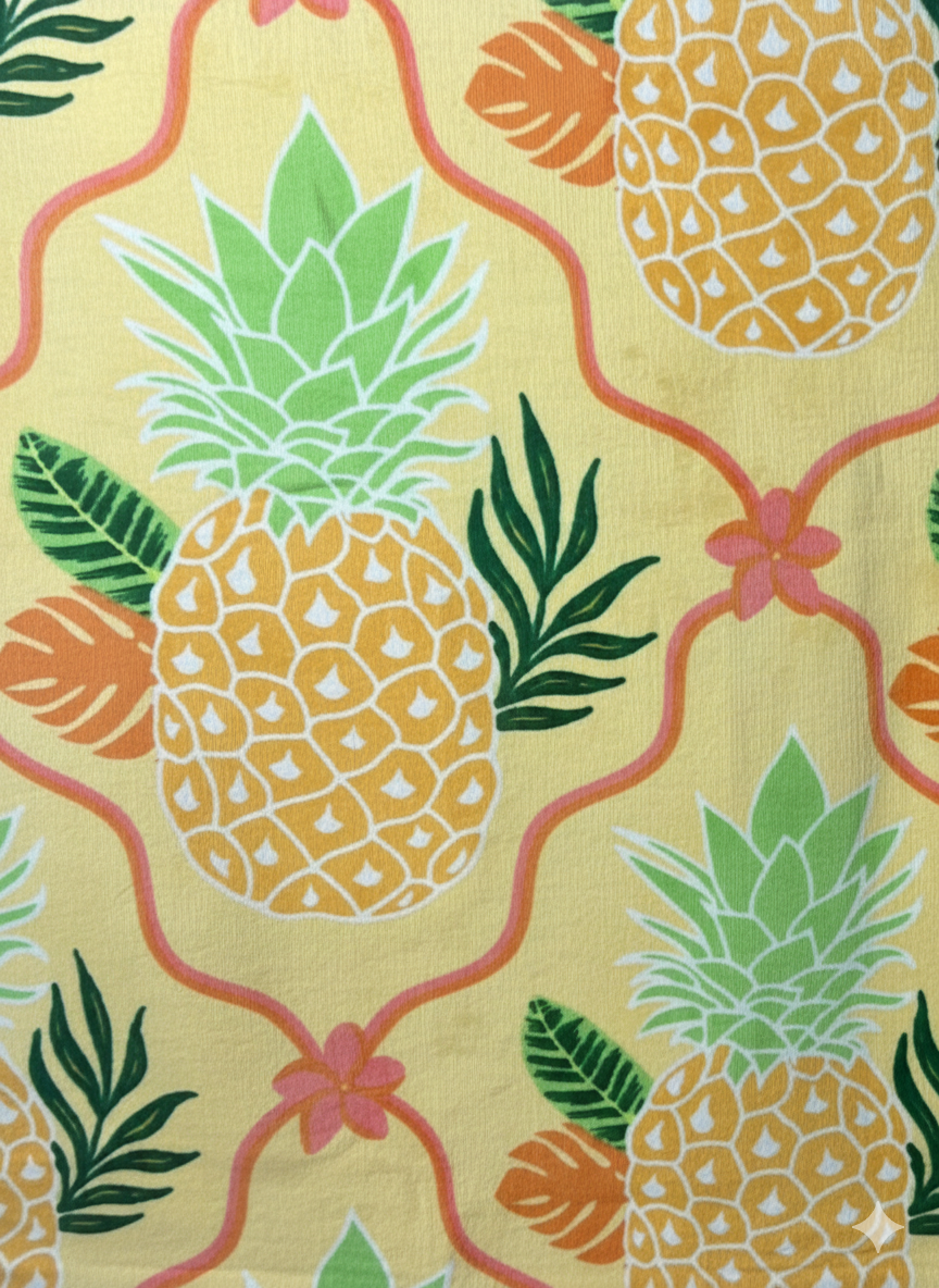 Tropical Pineapple Beach Towel - Premium Home Decor by Moraari