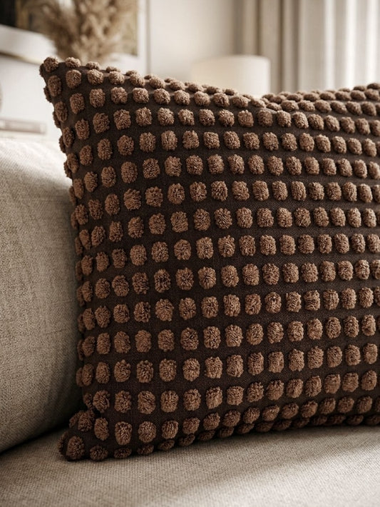 Mocha Pebble Cushion Cover - 20X20
