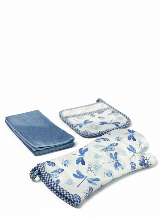Ira Blue Kitchen Set - Premium Home Decor by Moraari