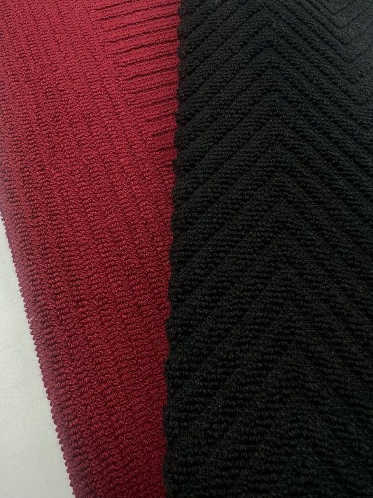 Ruby & Onyx Chevron Hand Towel - Set of 2 - Premium Home Decor by Moraari