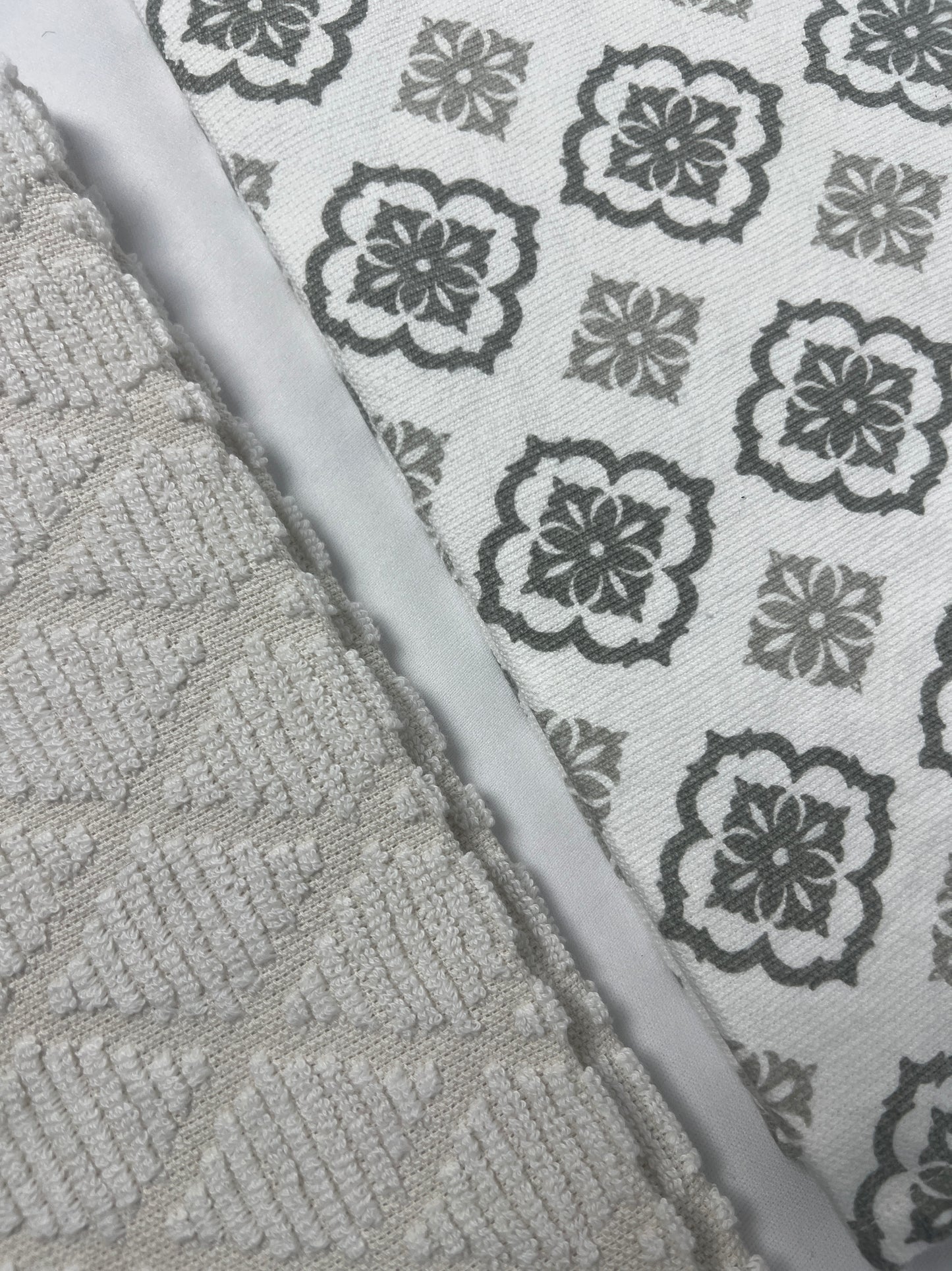 Mansa Floral & Diamond Hand Towel - Set of 2