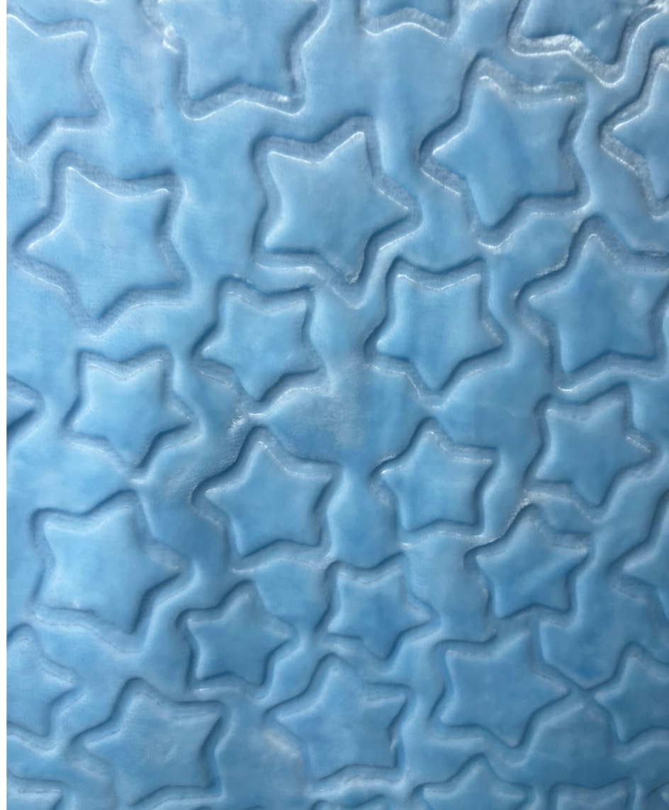Cloud Soft Blue Star Baby Blanket - Premium Home Decor by Moraari