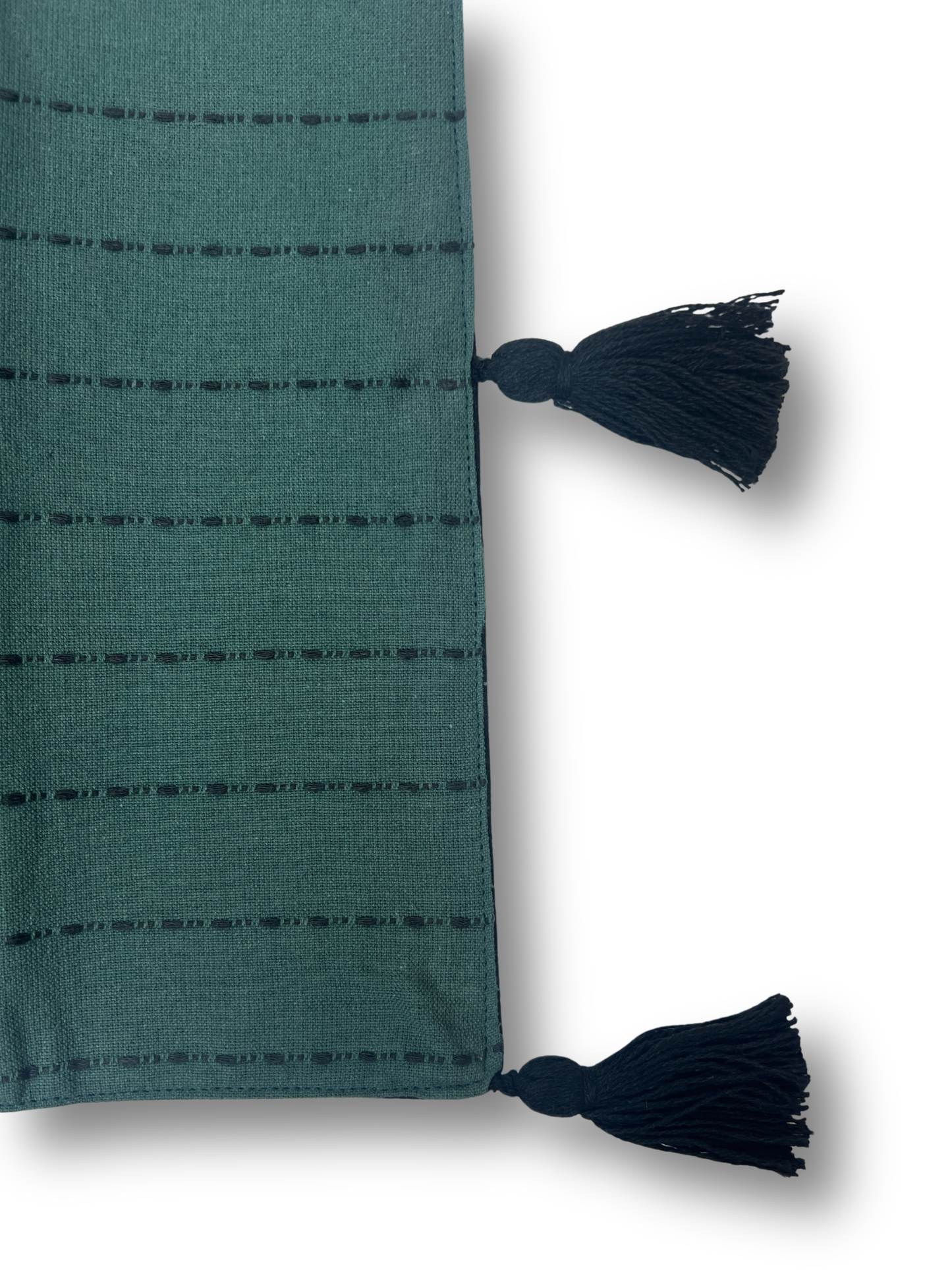 Cerulean Tide Embroidered Table Runner - Premium Home Decor by Moraari