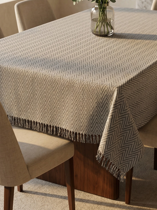 Avni ZigZag Tablecloth - Premium Home Decor by Moraari