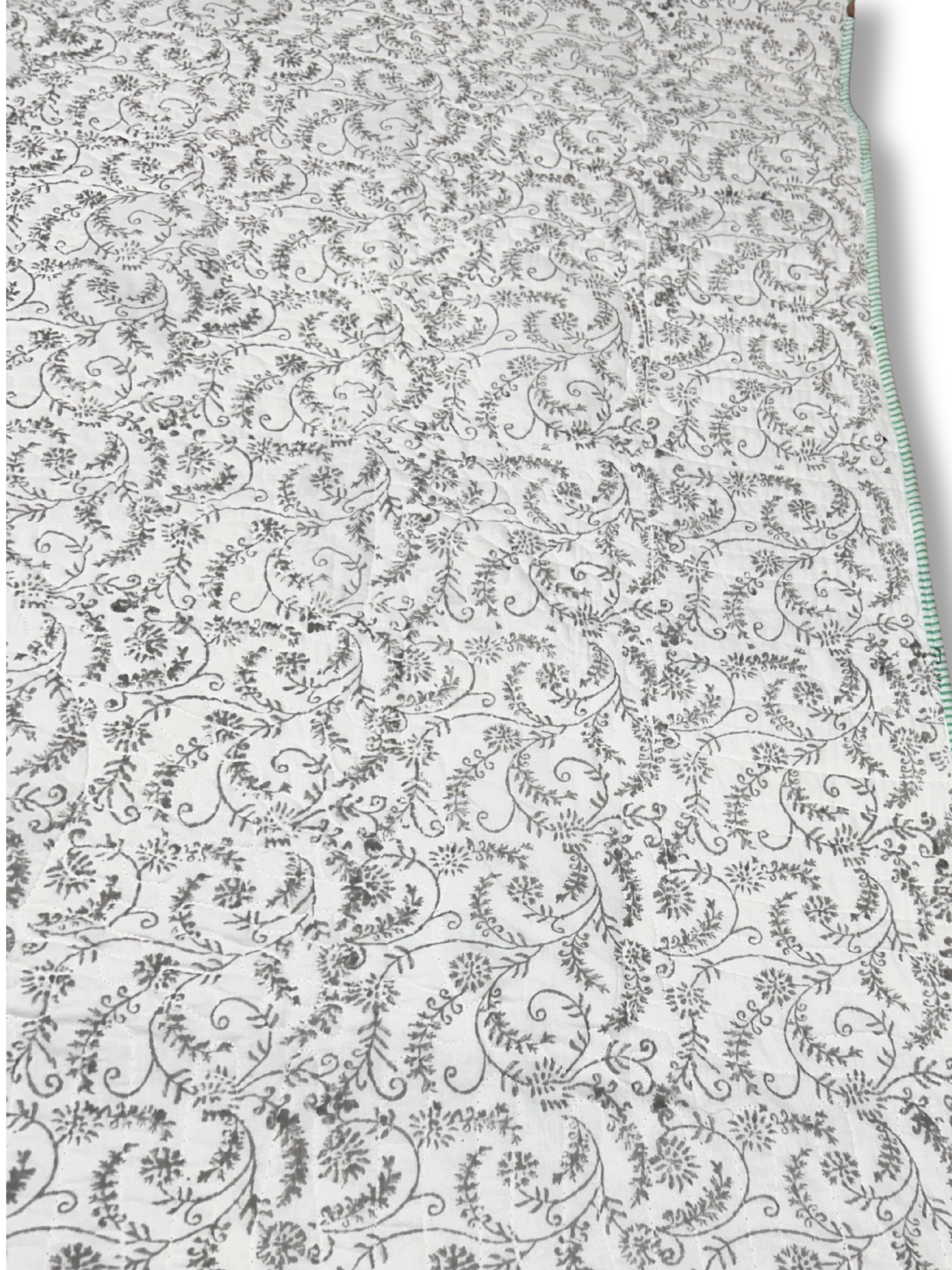 Indigo Bloom Reversible AC Quilt - Mulmul - Premium Home Decor by Moraari