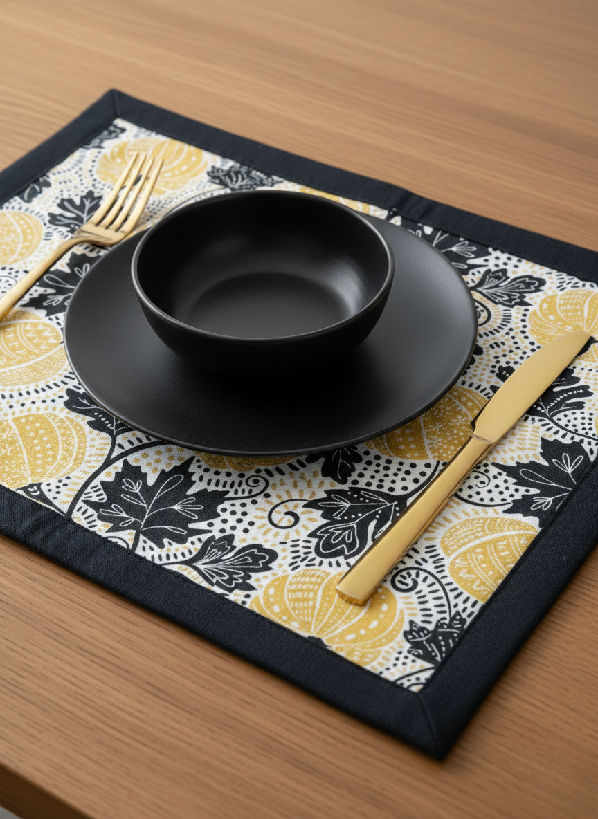 Zaria Leaf Placemat - Set of 2 - Premium Home Decor by Moraari