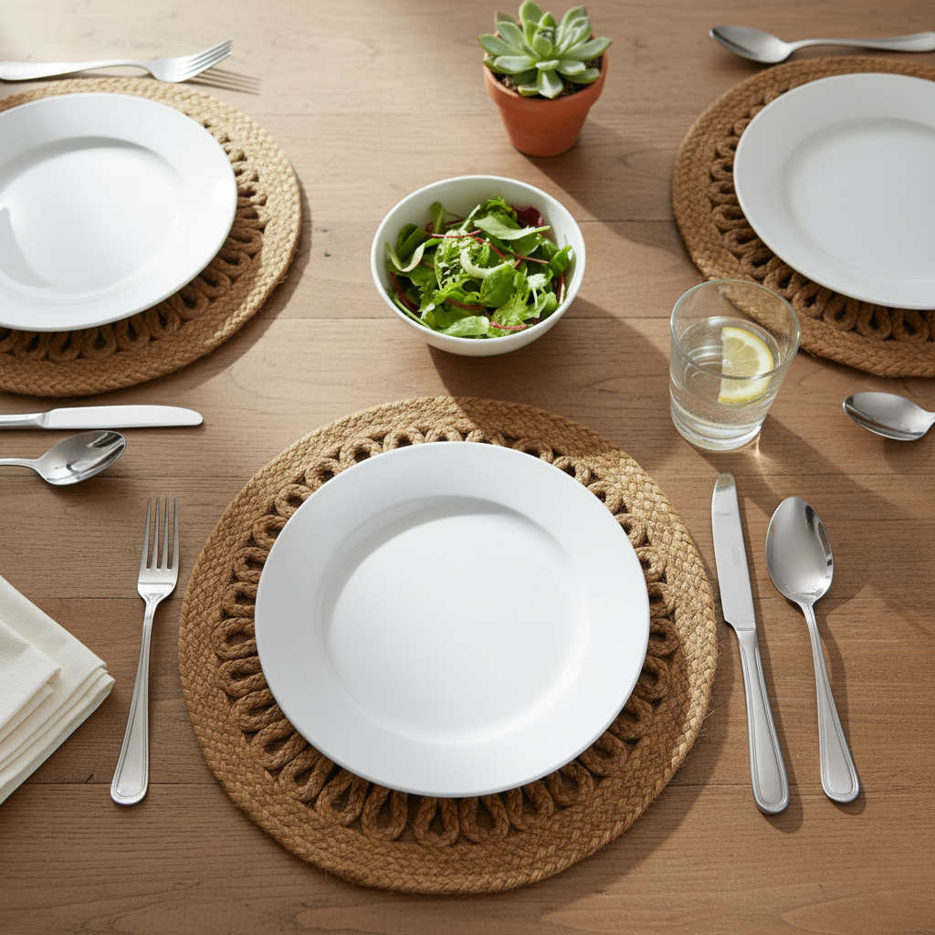 The Vanya Woven Jute Placemat