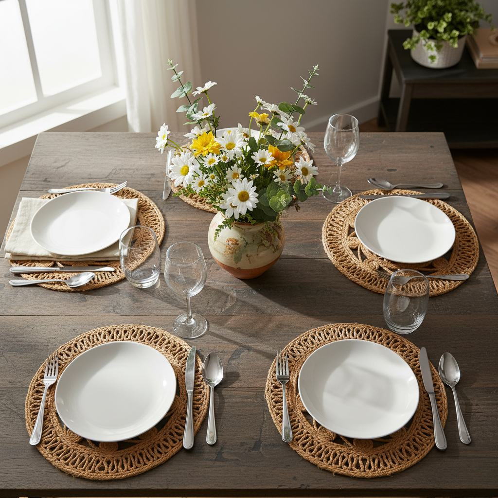 Vanya Sunburst Jute Placemat