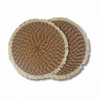 Mandala Shahi Braided Placemat - Set of 2 - Premium Home Decor by Moraari