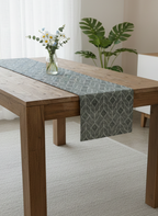 Midnight Green & Gold Table Runner - Premium Home Decor by Moraari