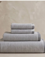 Slate Stripe Towel Set - 2 Hand, 4 Face