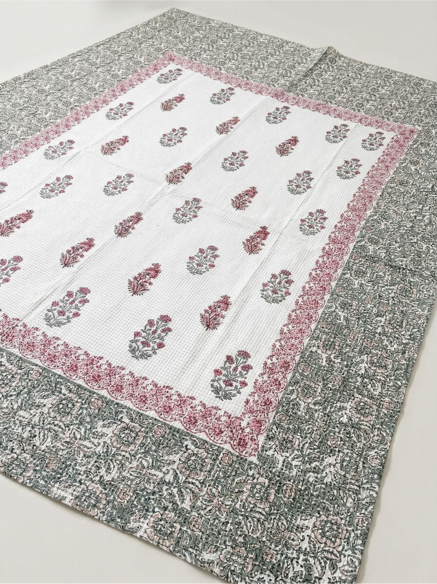 Gulmeher Cotton Waffle Bedcover - Premium Home Decor by Moraari