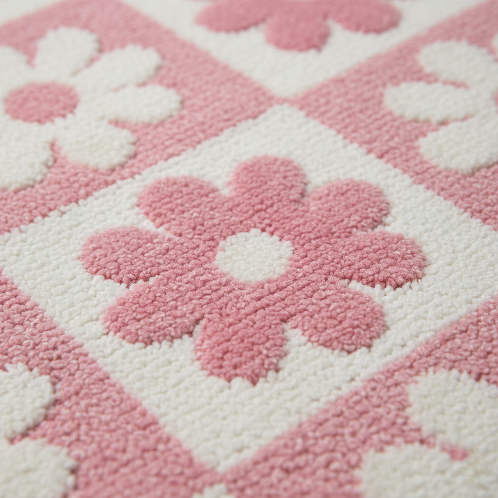 Gulabi Bagh Anti Skid Mat - Premium Home Decor by Moraari
