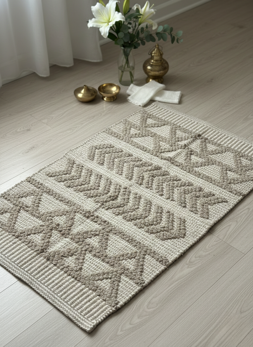 Clay & Cotton Utility Floor Mat