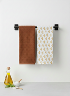 Sunehra Floral & Jacquard Kitchen Towel - Set of 2 - Premium Home Decor by Moraari