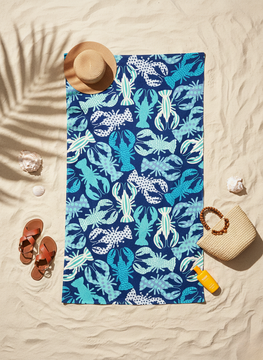 Midnight Mariner Beach Towel - Premium Home Decor by Moraari