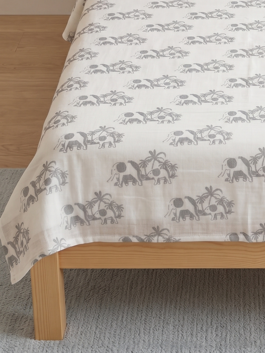 Mama & Me Kids 3D Dohar - Mulmul - Premium Home Decor by Moraari