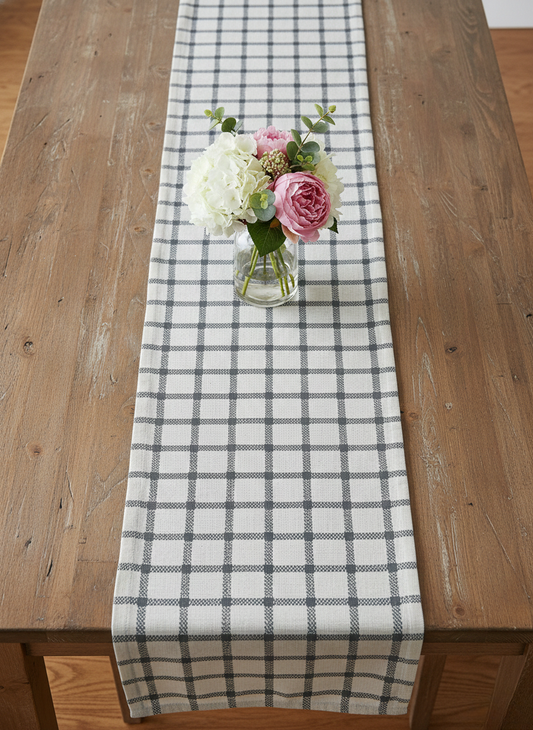 Smokewood Reversible Table Runner - Premium Home Decor by Moraari