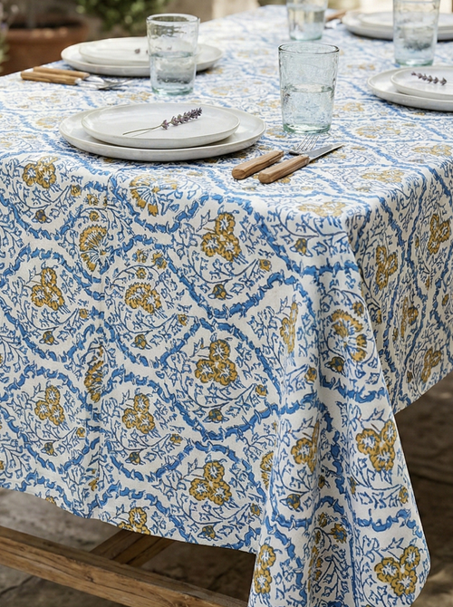 Capri Citron Tablecloth - Premium Home Decor by Moraari