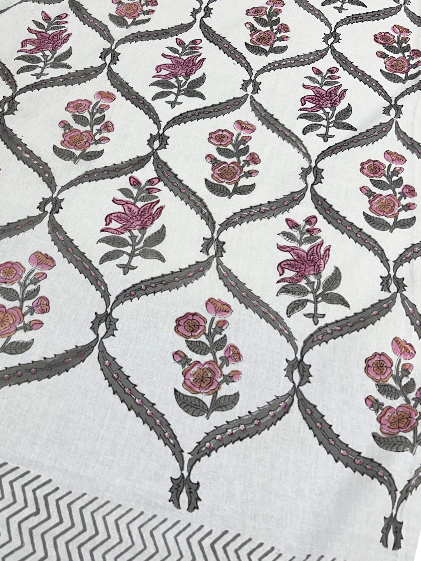 Gulnaar Cotton Percale Bedsheet - Premium Home Decor by Moraari