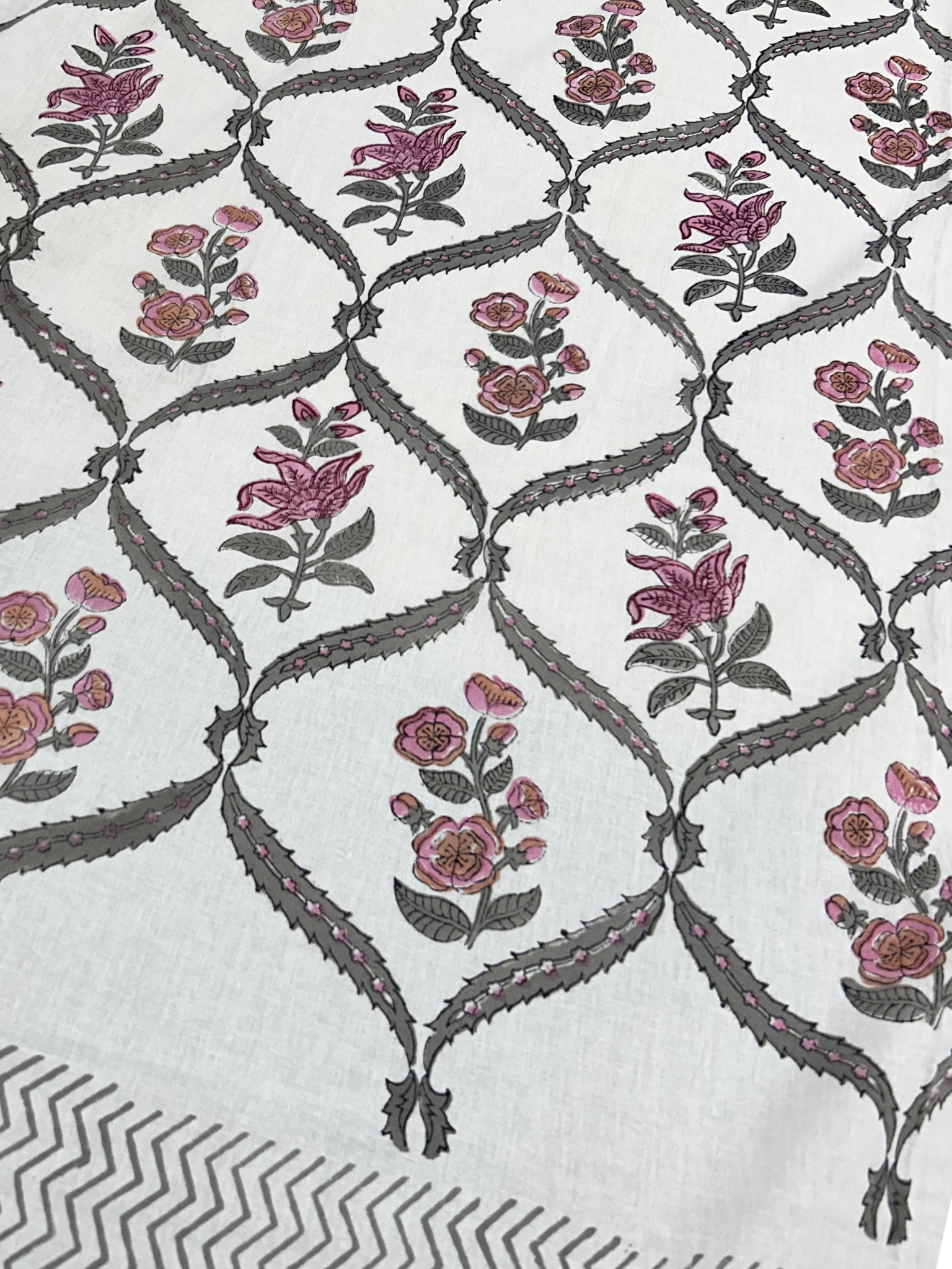 Gulnaar Cotton Percale Bedsheet - Premium Home Decor by Moraari