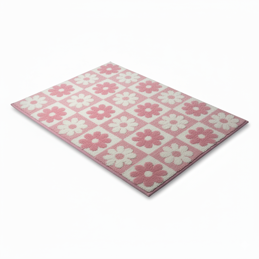 Gulabi Bagh Anti Skid Mat - Premium Home Decor by Moraari