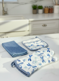Ira Blue Kitchen Set - Premium Home Decor by Moraari