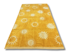 Solar Radiance Jacquard Beach Towel - Premium Home Decor by Moraari