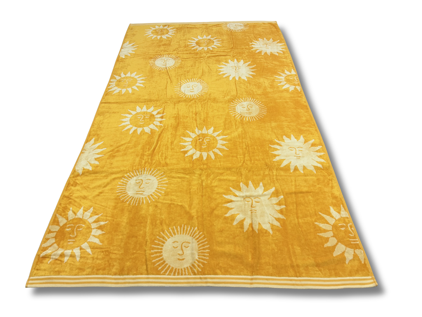 Solar Radiance Jacquard Beach Towel - Premium Home Decor by Moraari