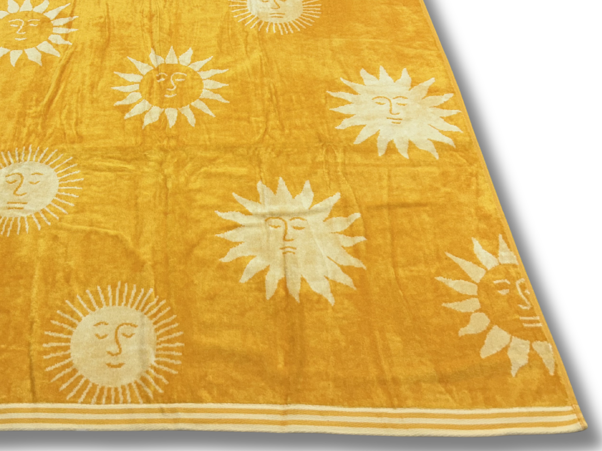 Solar Radiance Jacquard Beach Towel - Premium Home Decor by Moraari