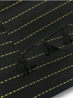 Black & Gold Embroidered Table Runner - Premium Home Decor by Moraari