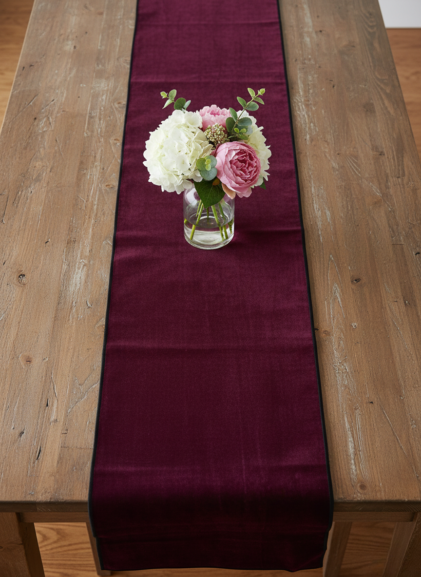 Magenta Muse Reversible Table Runner - Premium Home Decor by Moraari