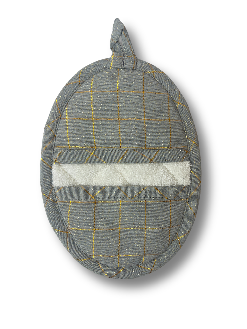 Zari Slate Oven Mitt & Pot Holder Set - Premium Home Decor by Moraari