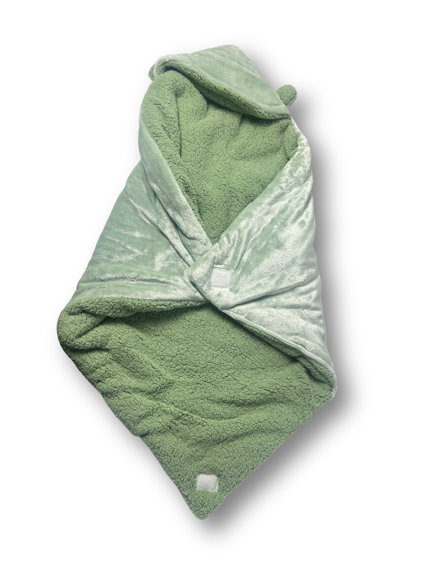 Sage Meadow Sherpa Baby Swaddle - Premium Home Decor by Moraari