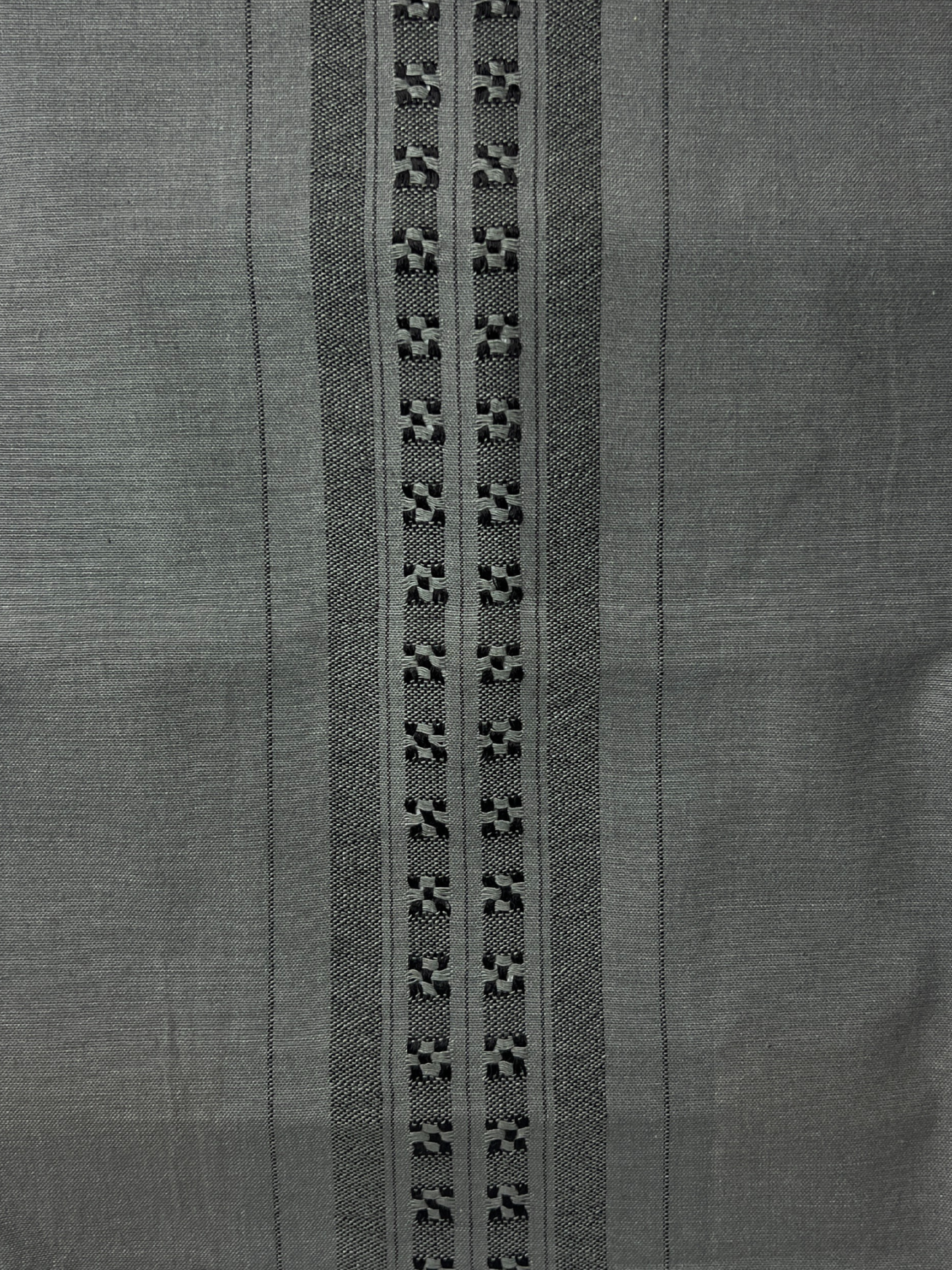 Midnight Slate Embroidered Table Runner - Premium Home Decor by Moraari