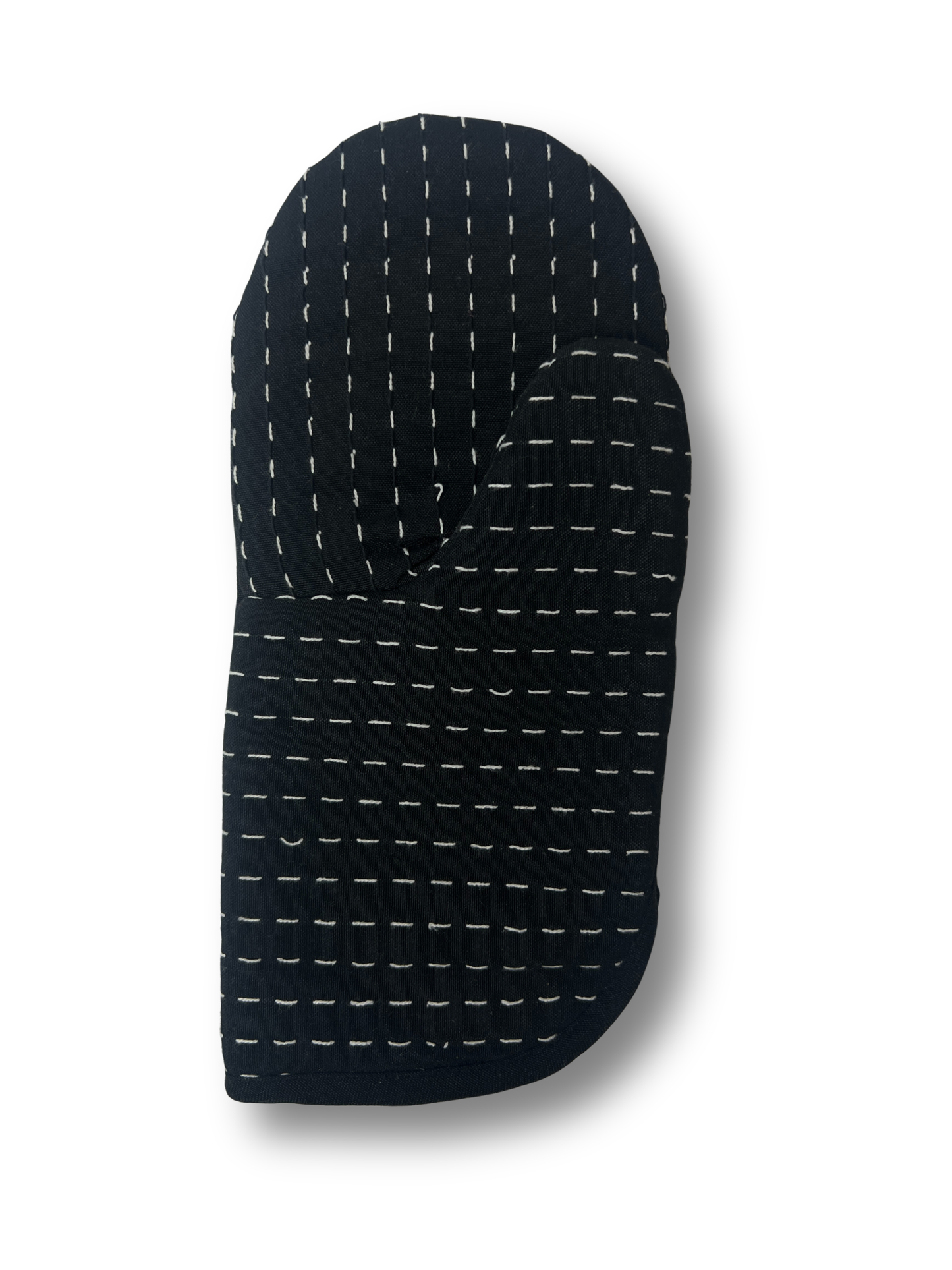 Monochrome Lattice Oven Mitt & Pot Holder Set