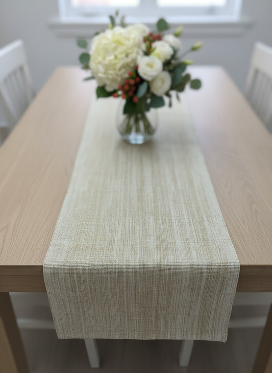 Gold Parchment Table Runner - Premium Home Decor by Moraari