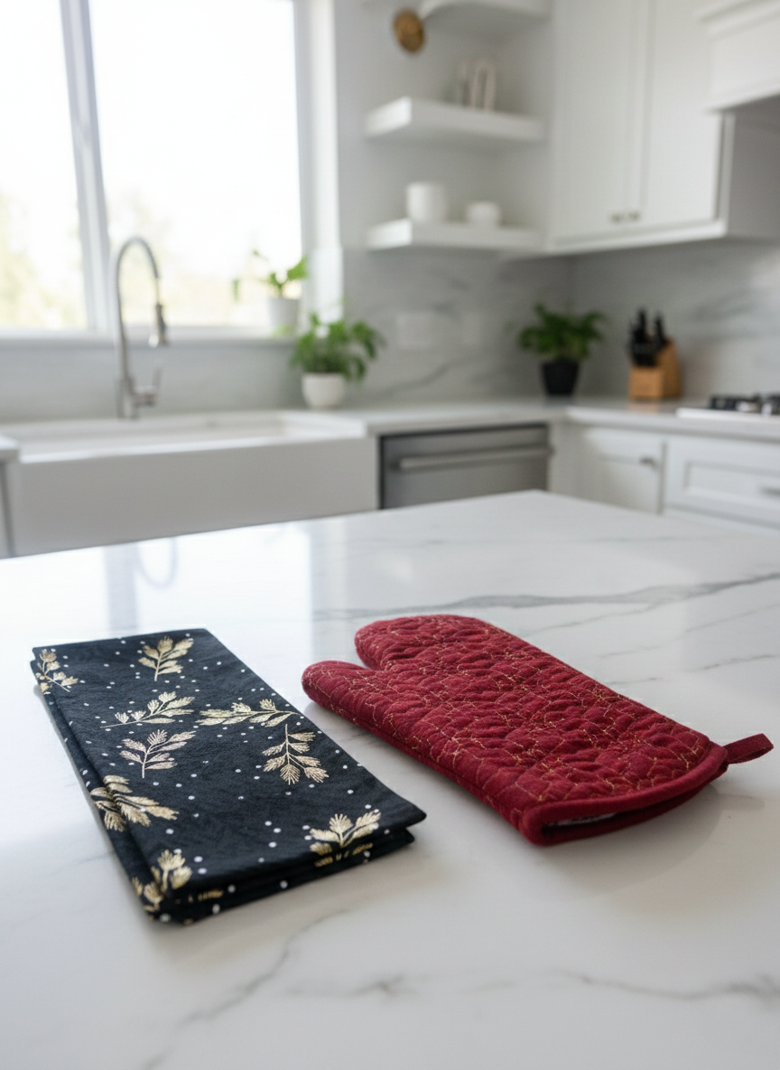 Regal Ember Culinary Duo - Premium Home Decor by Moraari