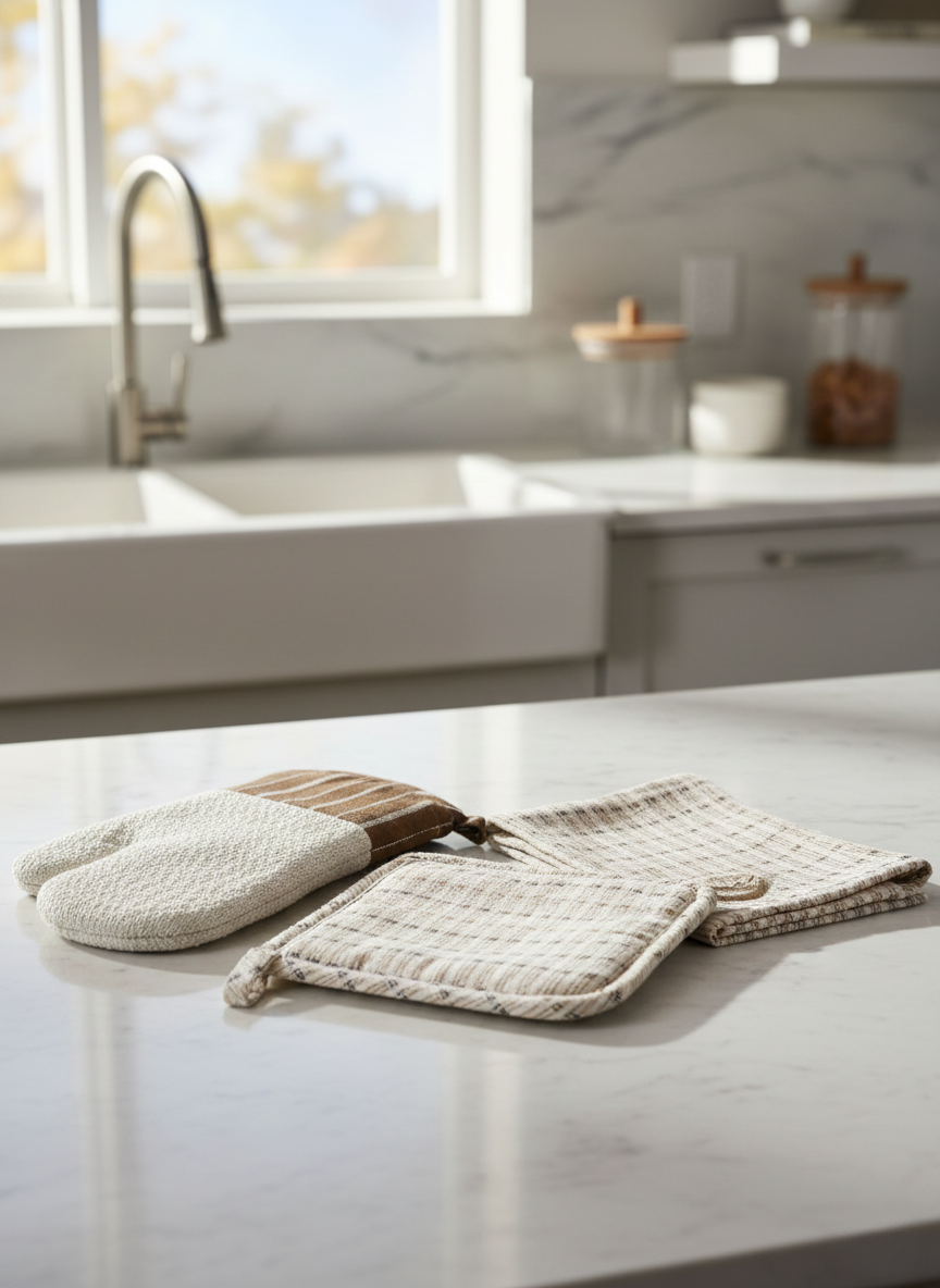 Oat & Umber Culinary Trio - Premium Home Decor by Moraari