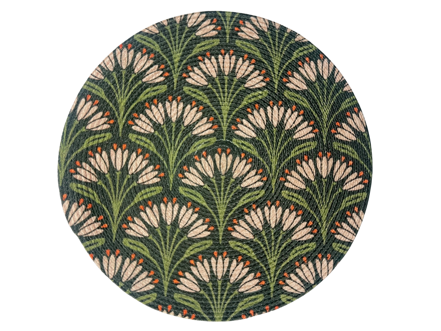Forest Bloom Round Braided Placemat - Set of 2 - Premium Home Decor by Moraari