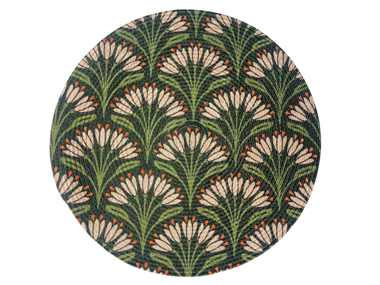 Forest Bloom Round Braided Placemat - Set of 2 - Premium Home Decor by Moraari