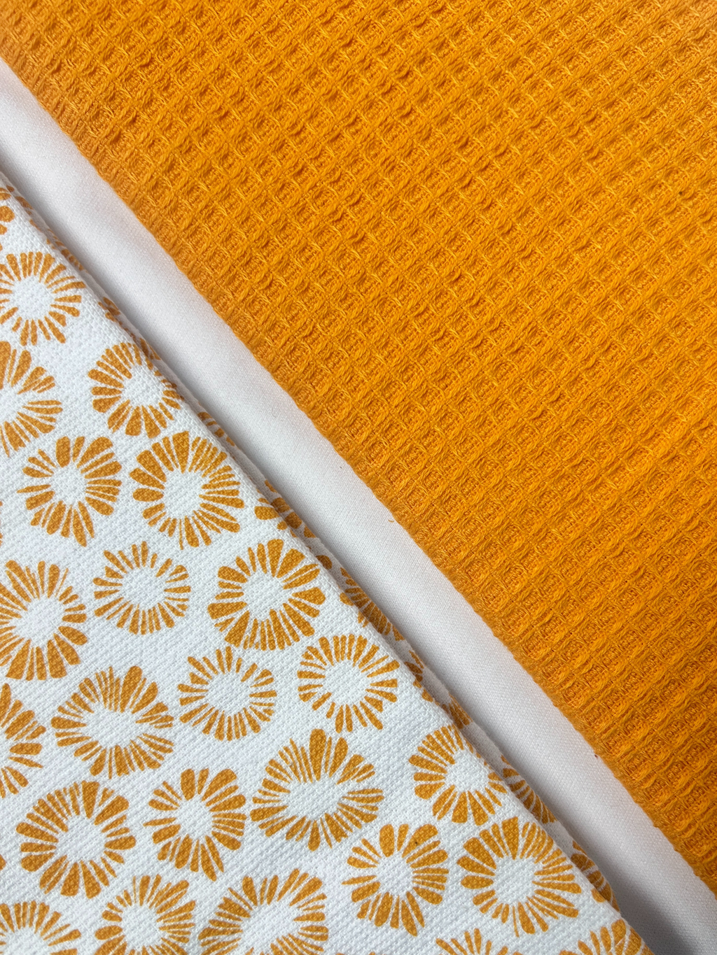 Saffron Sunbloom Hand Towel - Set of 2 - Premium Home Decor by Moraari