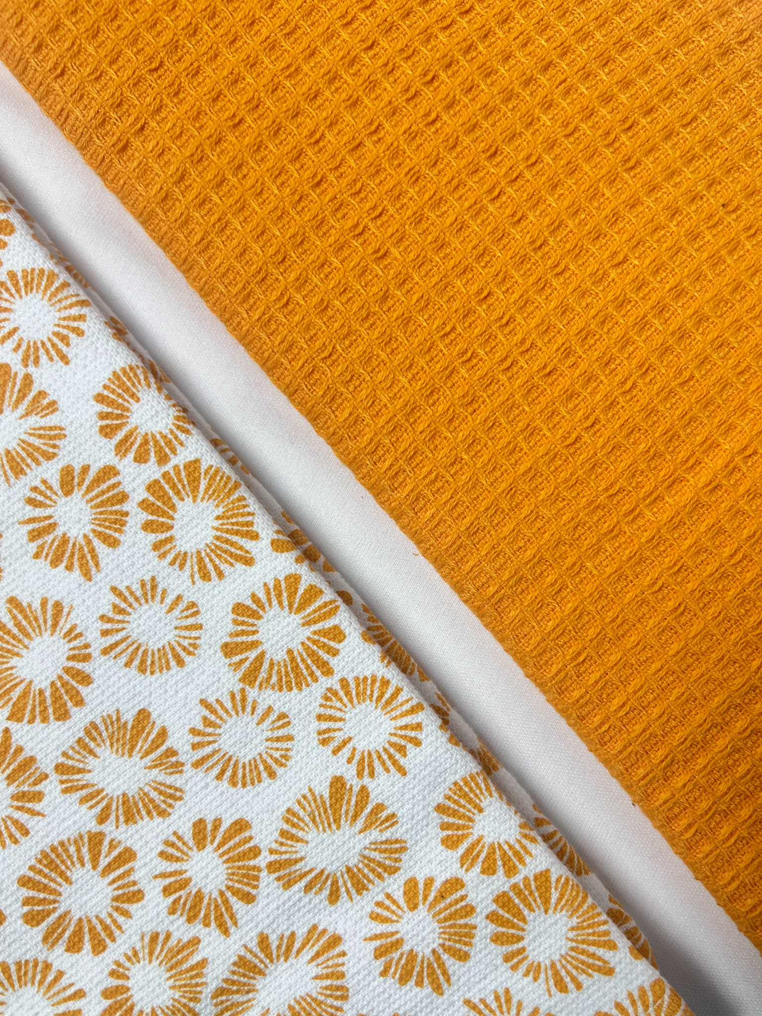 Saffron Sunbloom Hand Towel - Set of 2 - Premium Home Decor by Moraari
