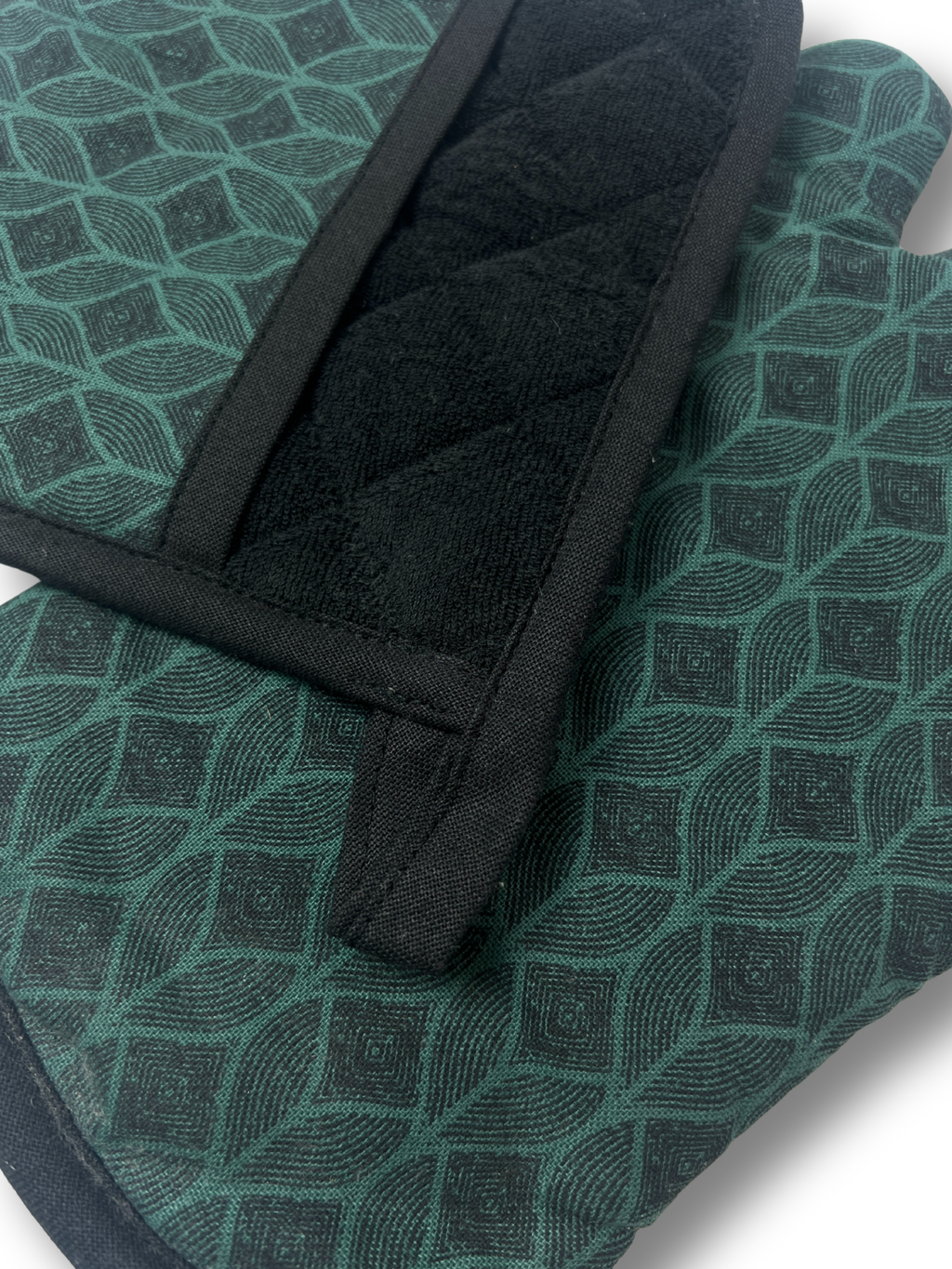 Greenfield Oven Mitt & Pot Holder Set - Premium Home Decor by Moraari