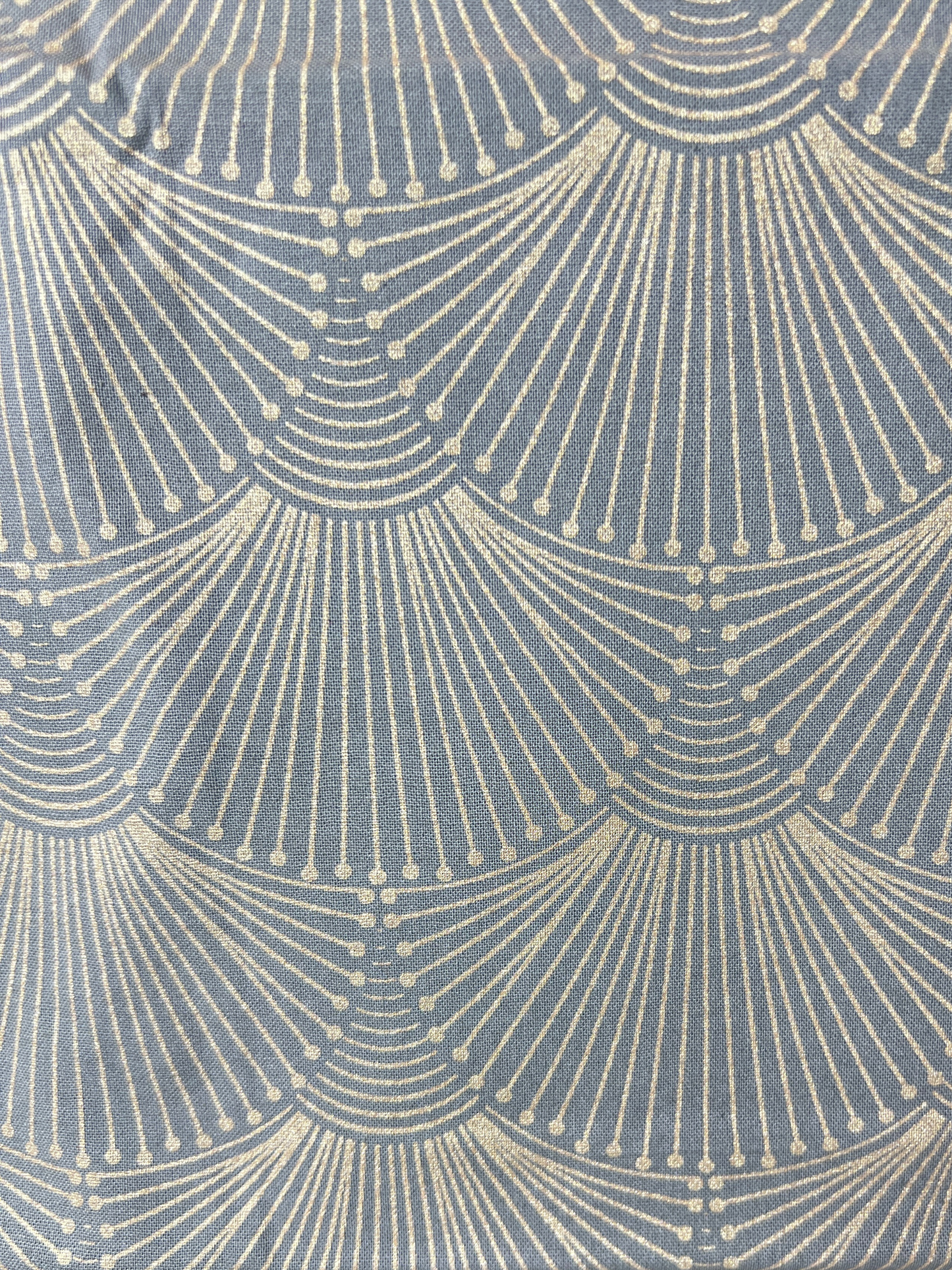 Slate Gilded Fan Table Runner - Premium Home Decor by Moraari