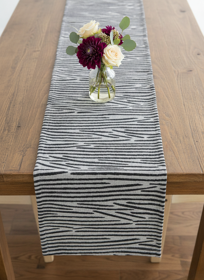 Midnight Safari 6 Seater Table Runner - Premium Home Decor by Moraari