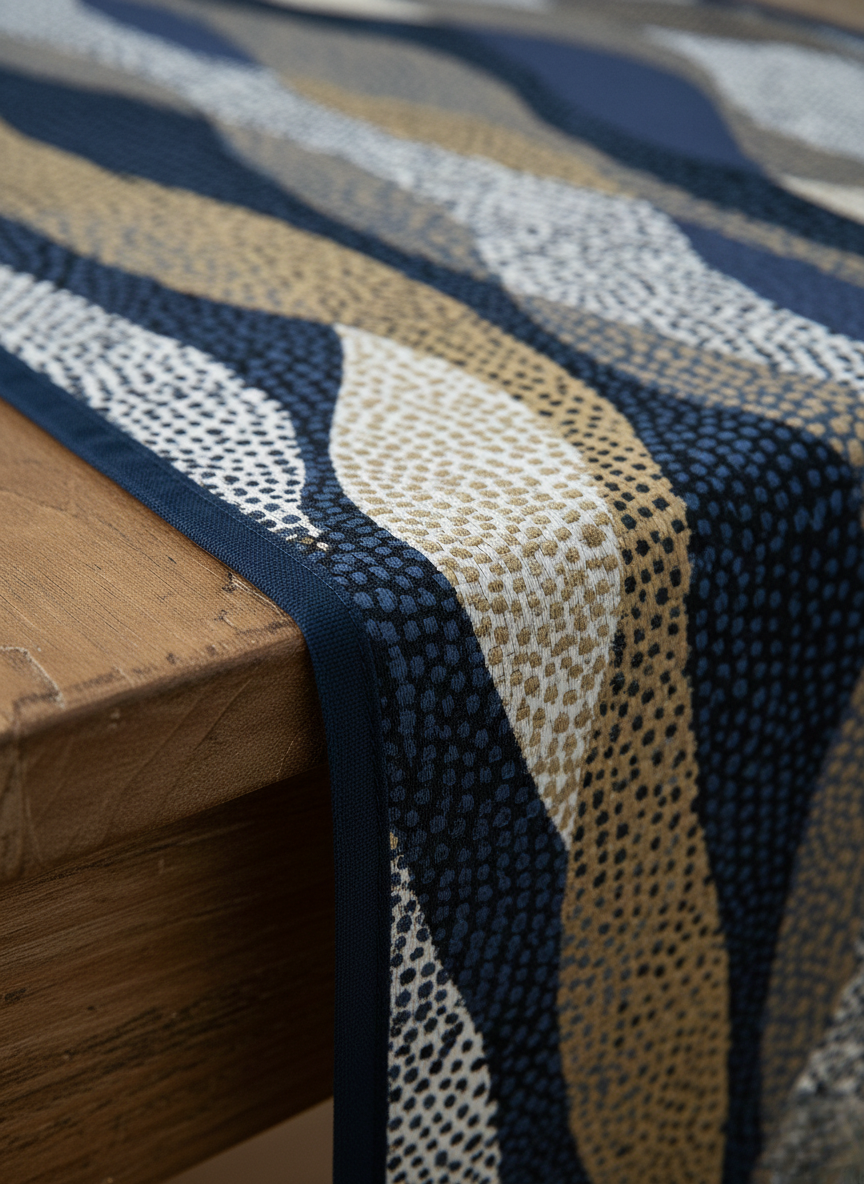 Cerulean Sands Table Runner - Premium Home Decor by Moraari