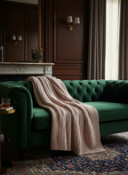Padma Rosé Throw - Cotton - Premium Home Decor by Moraari