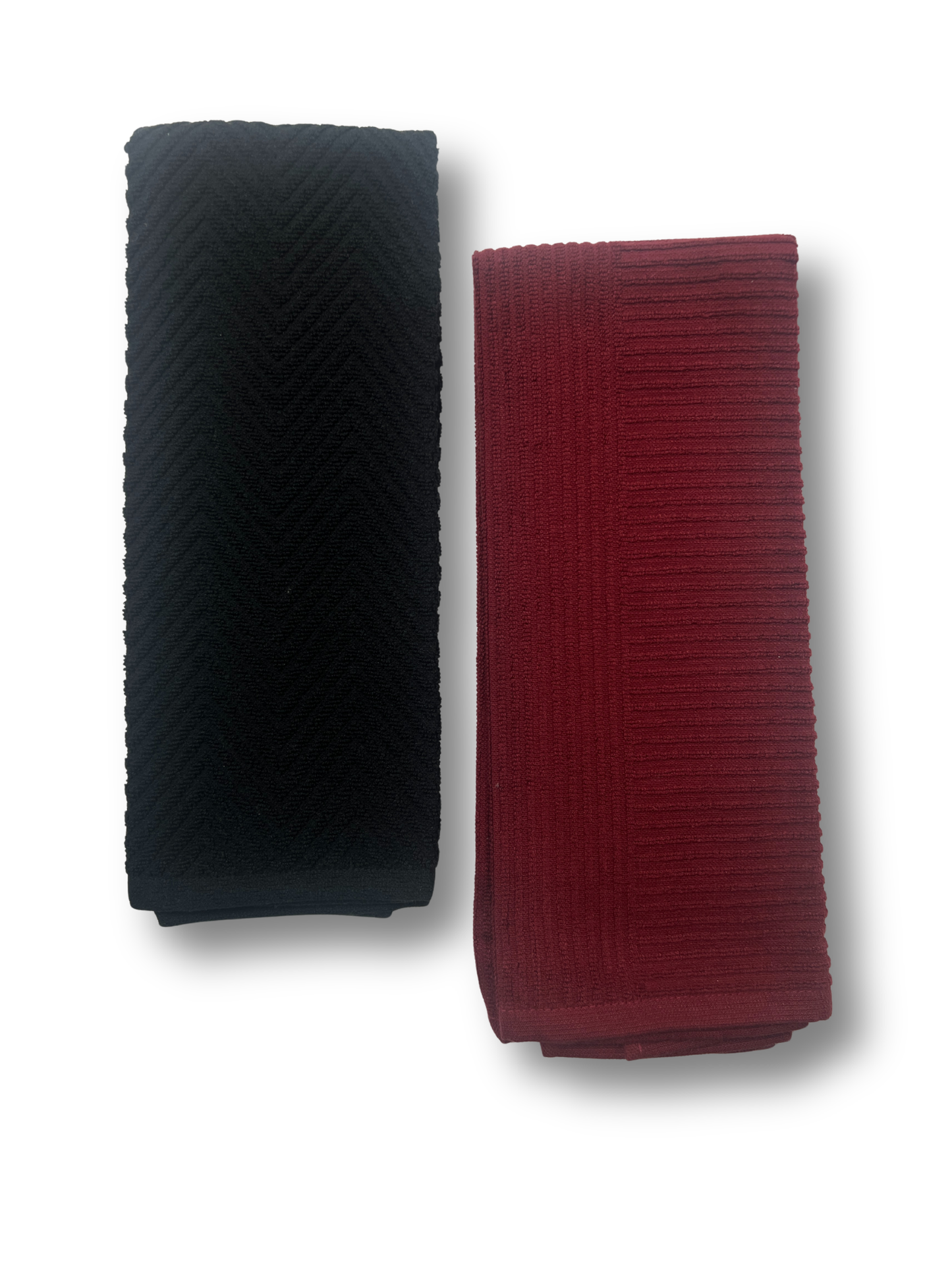 Ruby & Onyx Chevron Hand Towel - Set of 2